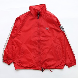 90S STUSSY STOCK LOGO NYLON JACKET