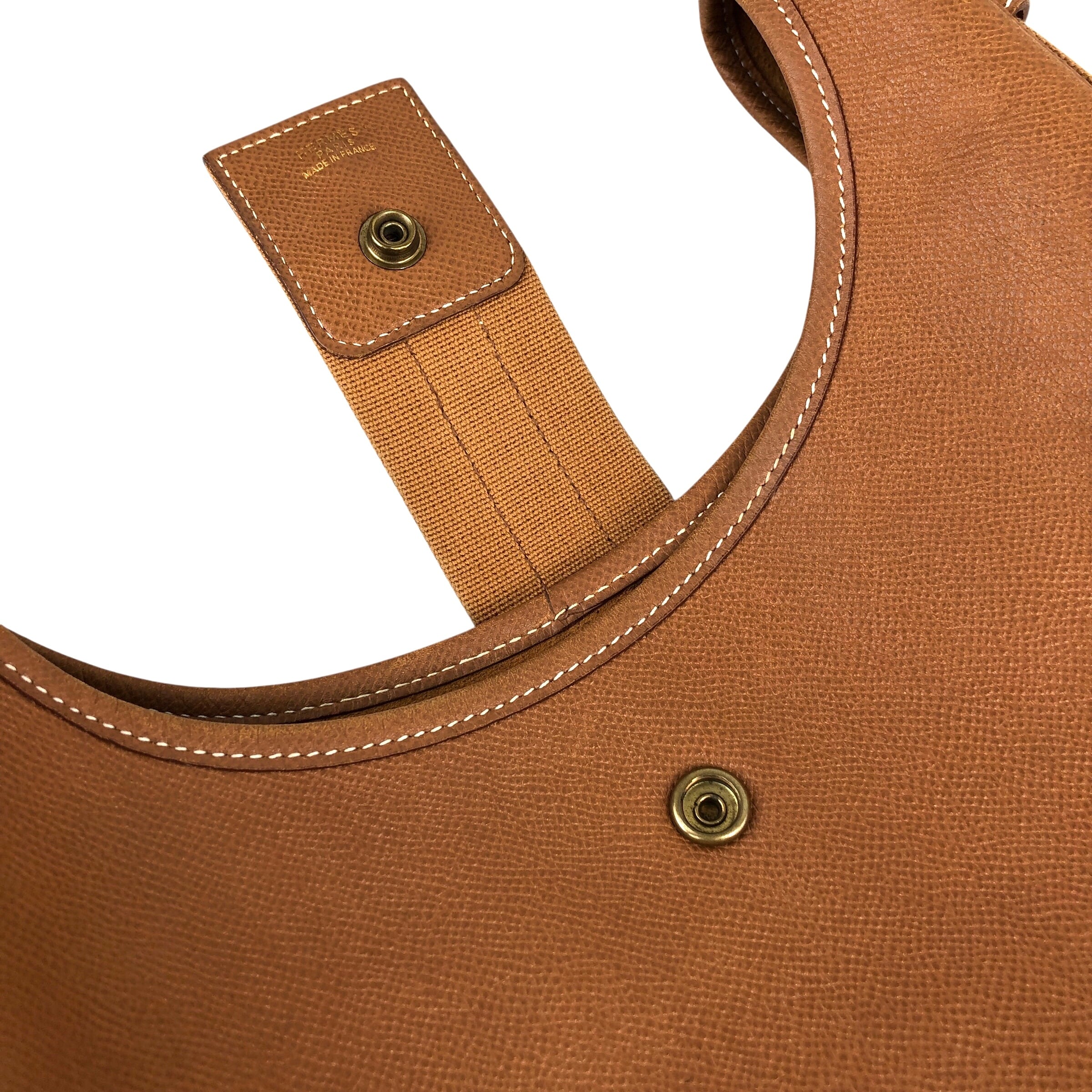 HERMES エルメス サコ ショルダーバッグ キャメル クシュベル レザー