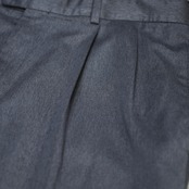 SAVANE "杢調" 2tuck slacks gray