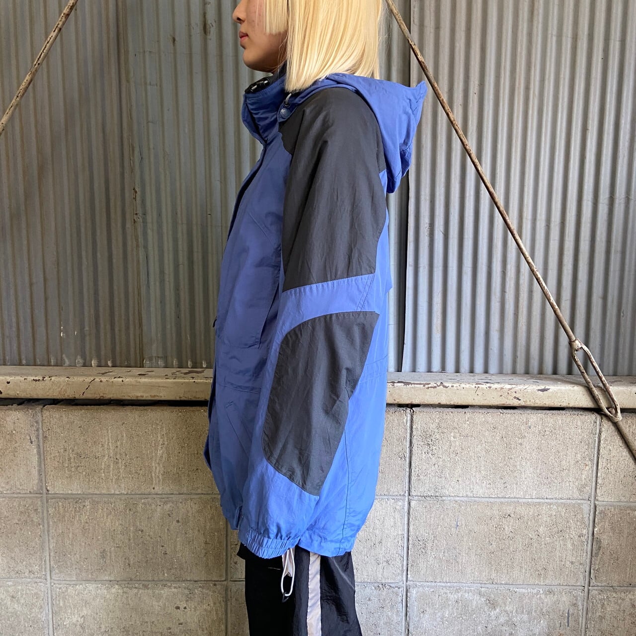 00年代 Columbia コロンビア ハイネック マウンテンジャケット フード