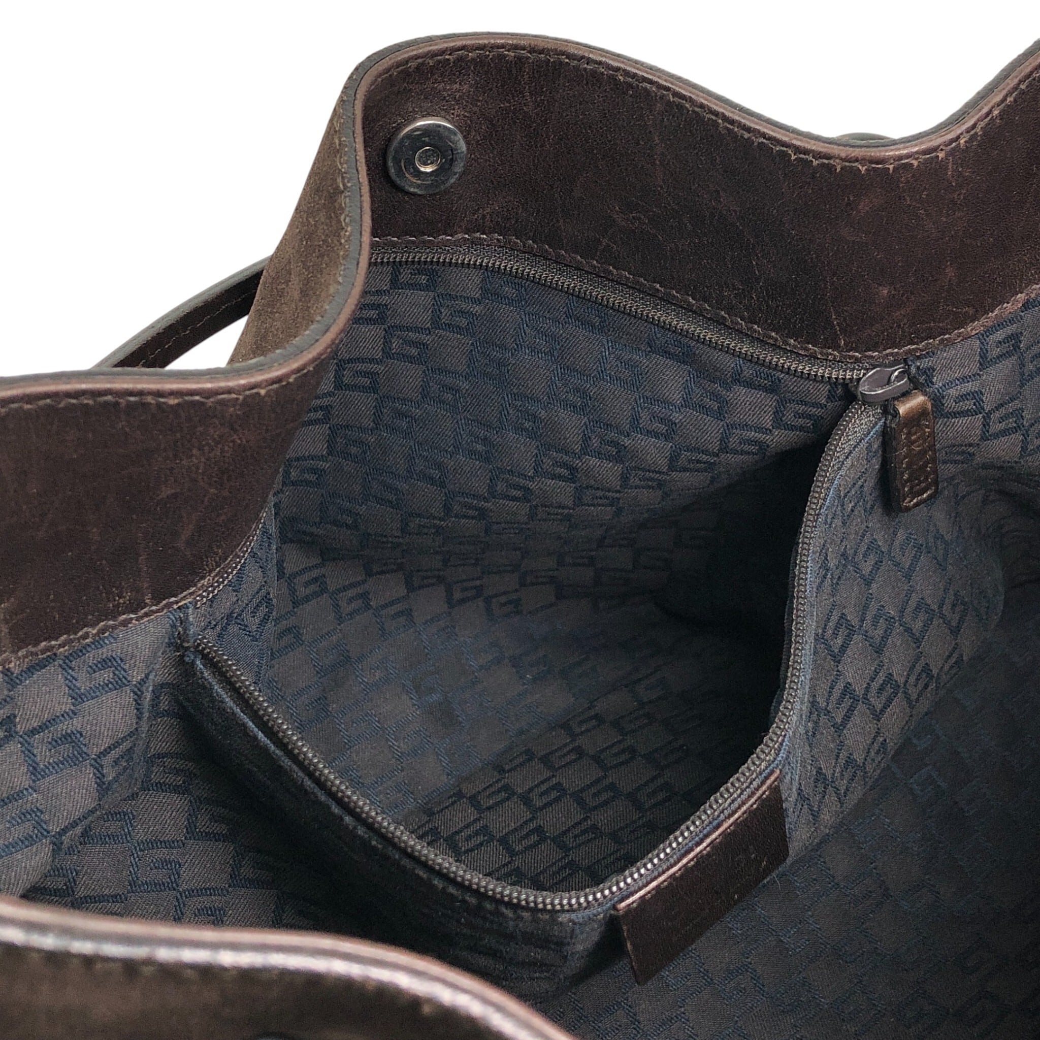 GUCCI ブラウン ホースビット　ショルダーバッグ　オールド　ヴィンテージ GUCCI グッチ ショルダーバッグ ブラウン ホースビット スエード