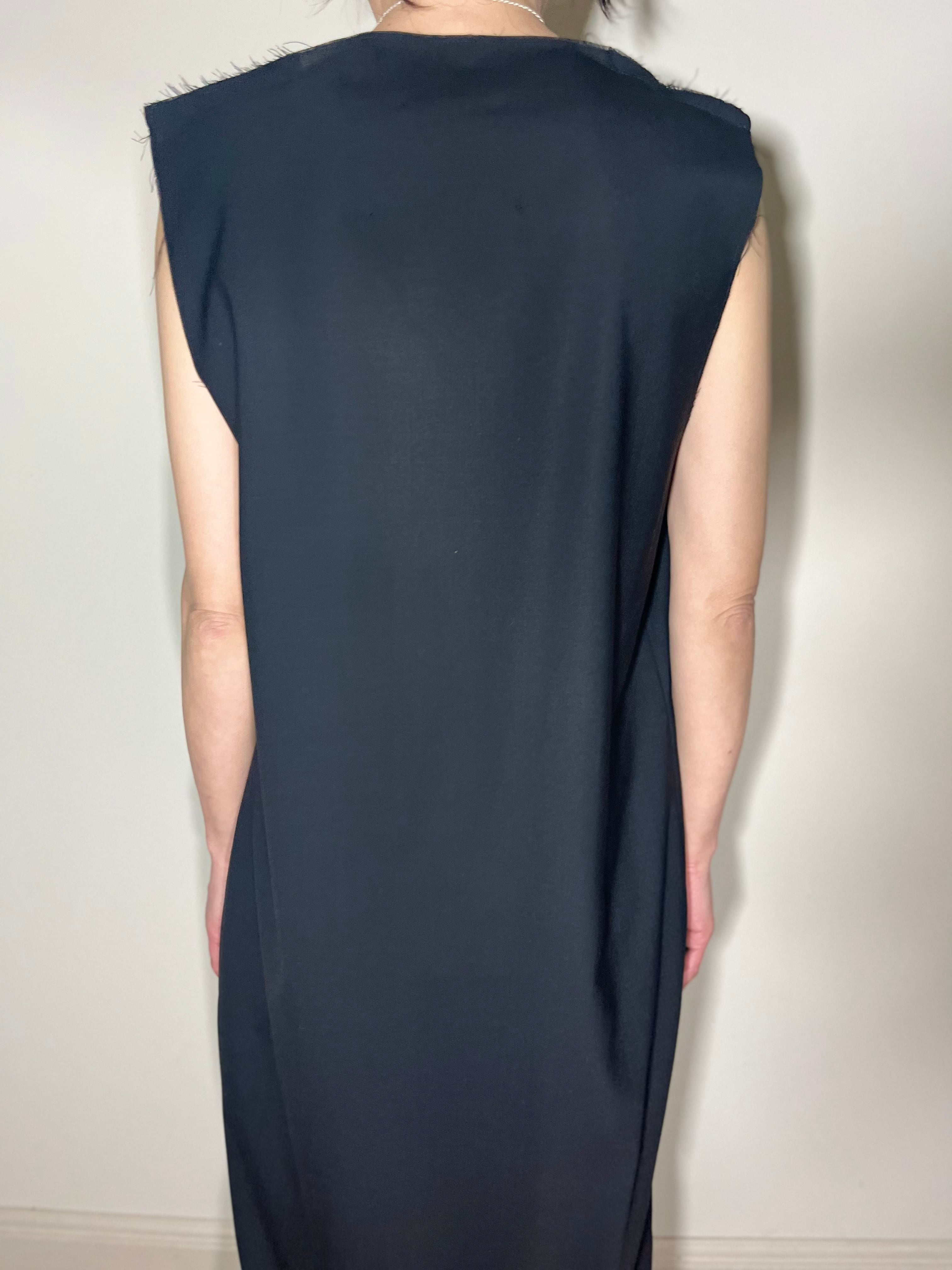 GABRIELA COLL GARMENT [LORO PIANA FINE WOOL VNECK DRESS]