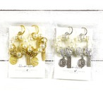 【Hank+Hank】サークルパールフープイヤリング/イヤリング