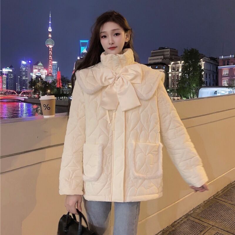 カラージャケット ルーズウィンター コットン 冬物 萌量不足4524251631