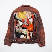 【DJK-M001】着物デニムジャケット KIMONO DENIM JACKET