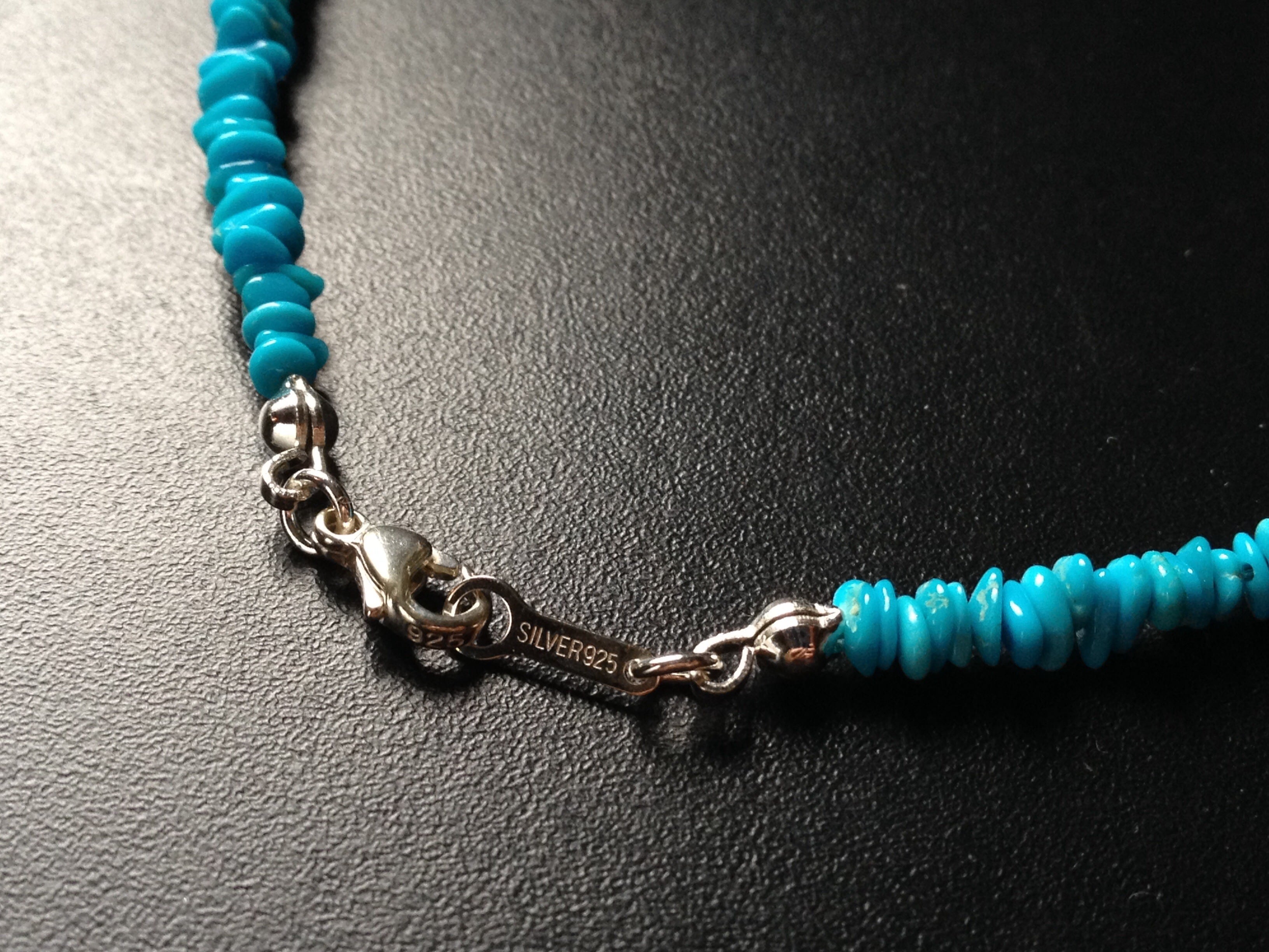 宅配便無料☆ SV925 スリーピングビューティー ターコイズ ネックレス