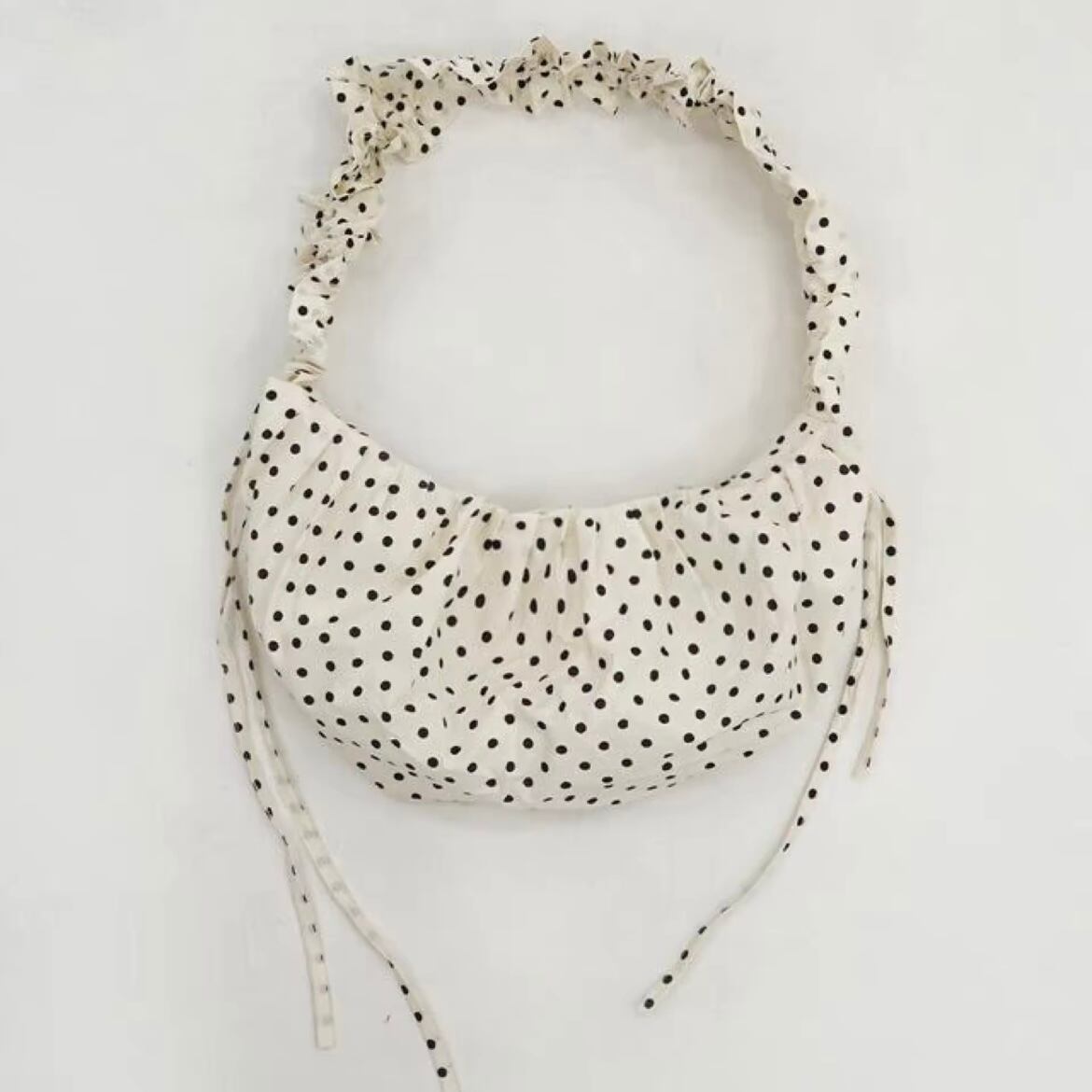 dot crescent moon bag