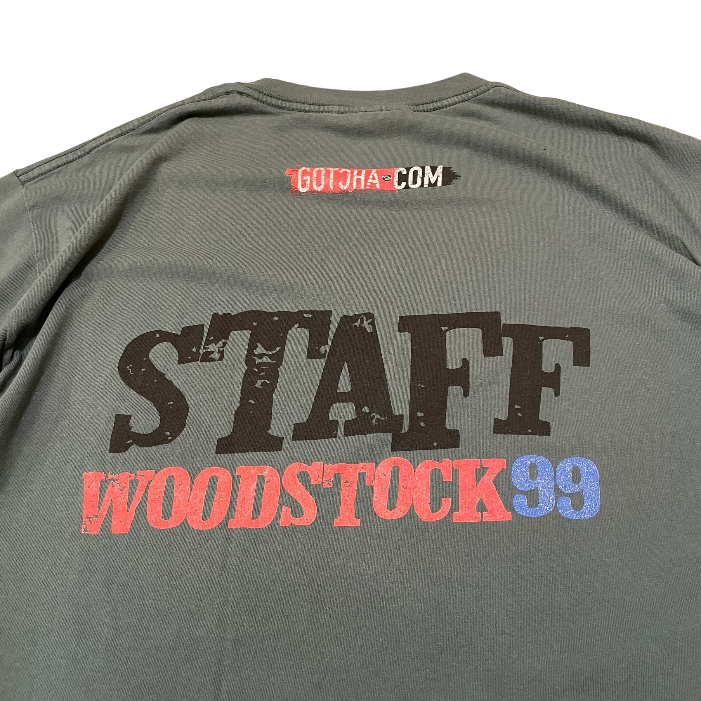 激レア！珍品90s WOODSTOCK HOSP シャツ ウッドストック｜ファッション
