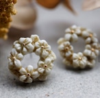 MINAMI's CERAMIC　小さな花のわアクセサリー　4