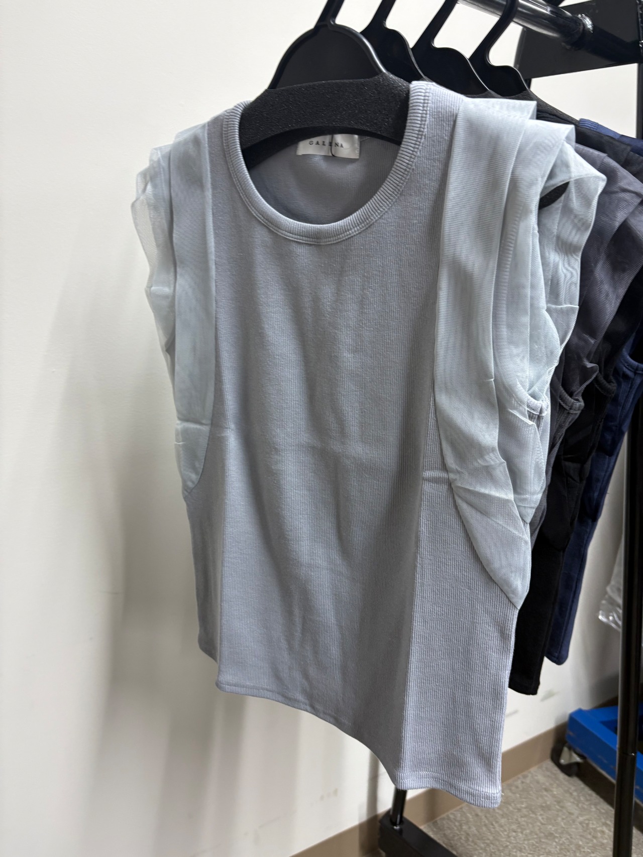 【GALENA】シフォンスリーブタンクトップ　70060-4108