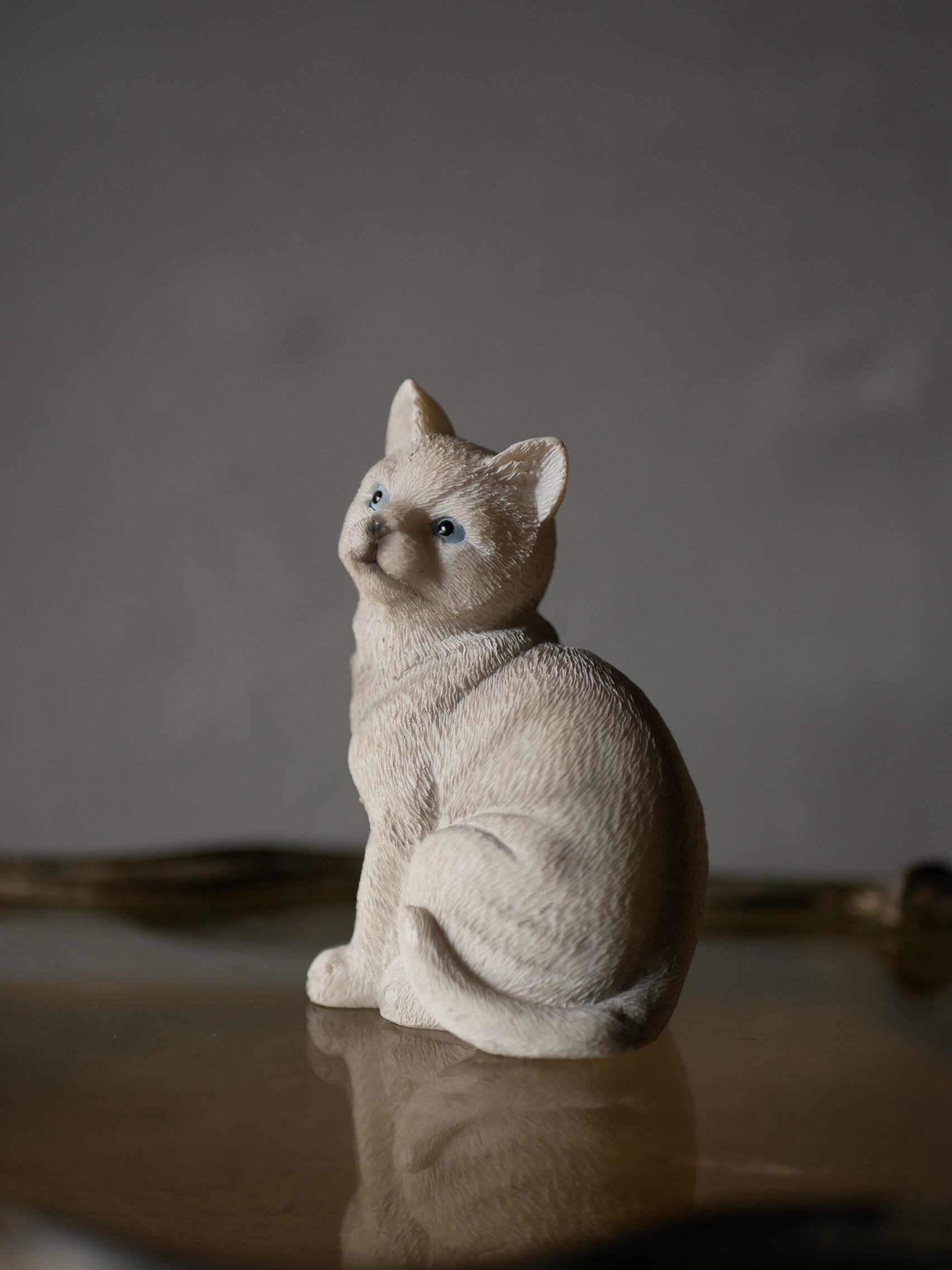 白い猫 Chat Blanc フランスヴィンテージ ブロカントのある暮らし