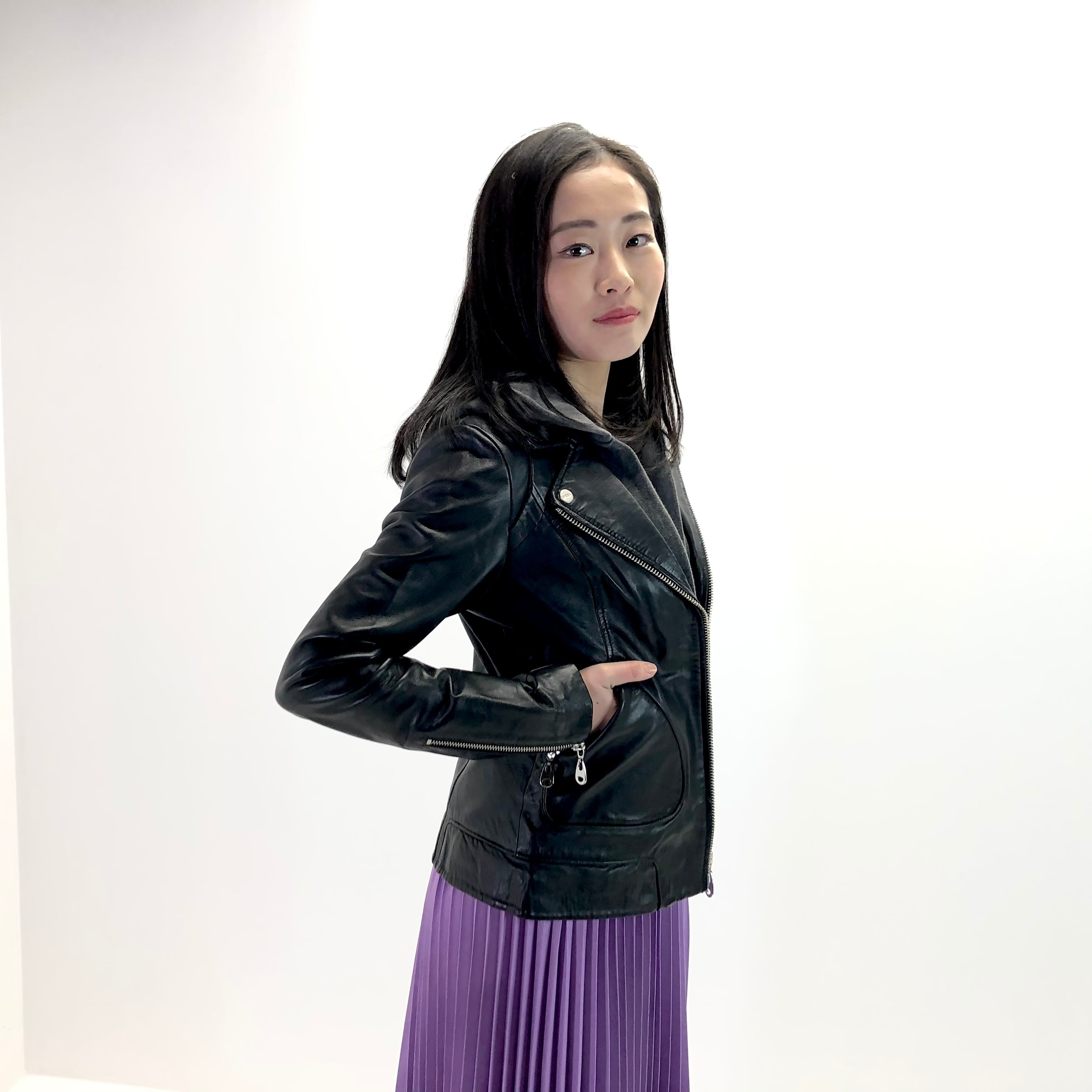 本革ライダースジャケットDOMAドマ 本革 フード付きライダース 