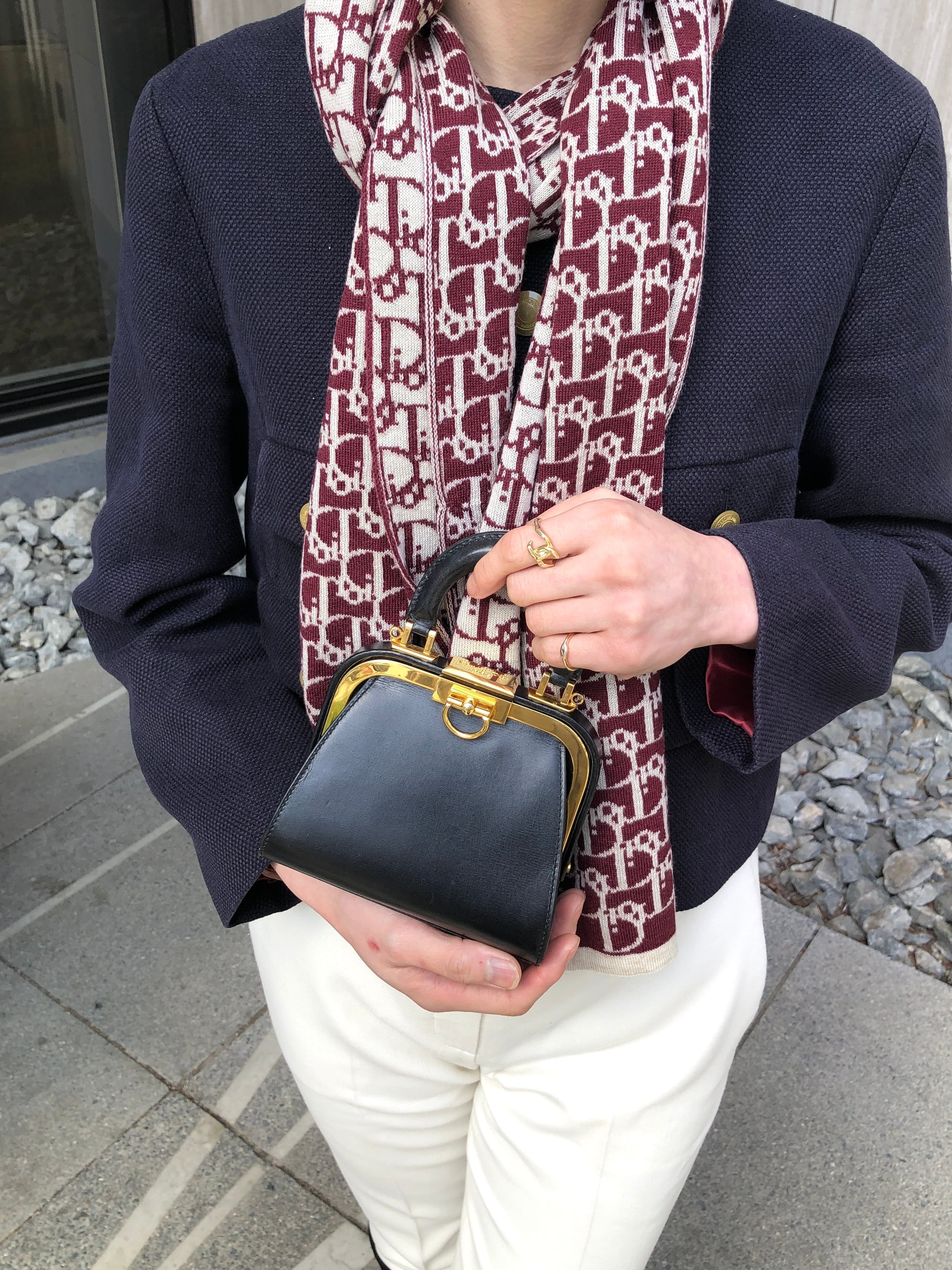 Christian Dior クリスチャン ディオール ショルダーバッグ ブラック