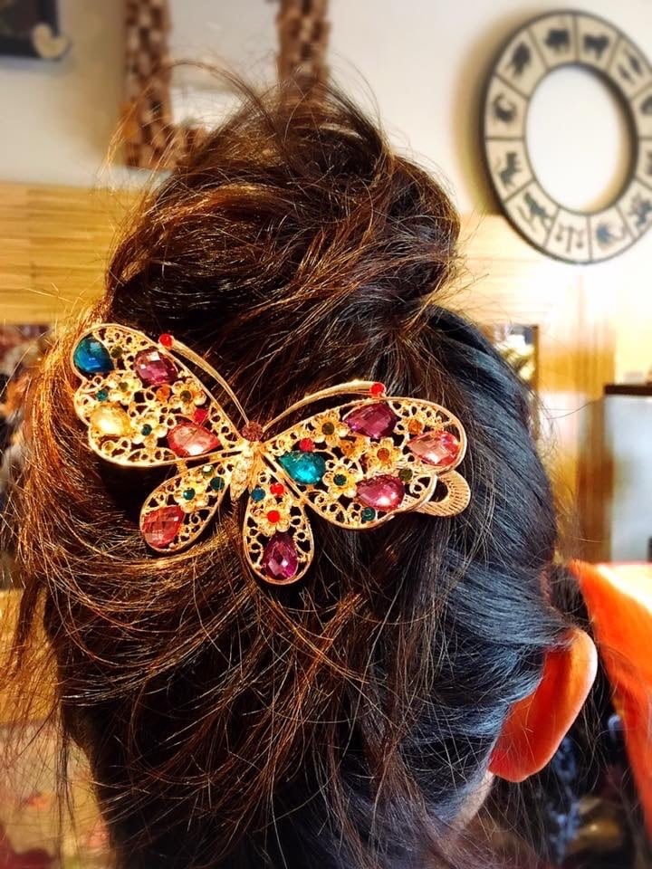 ヘアアクセサリー ヘアクリップ 髪留め コンコルドクリップ ダッカール