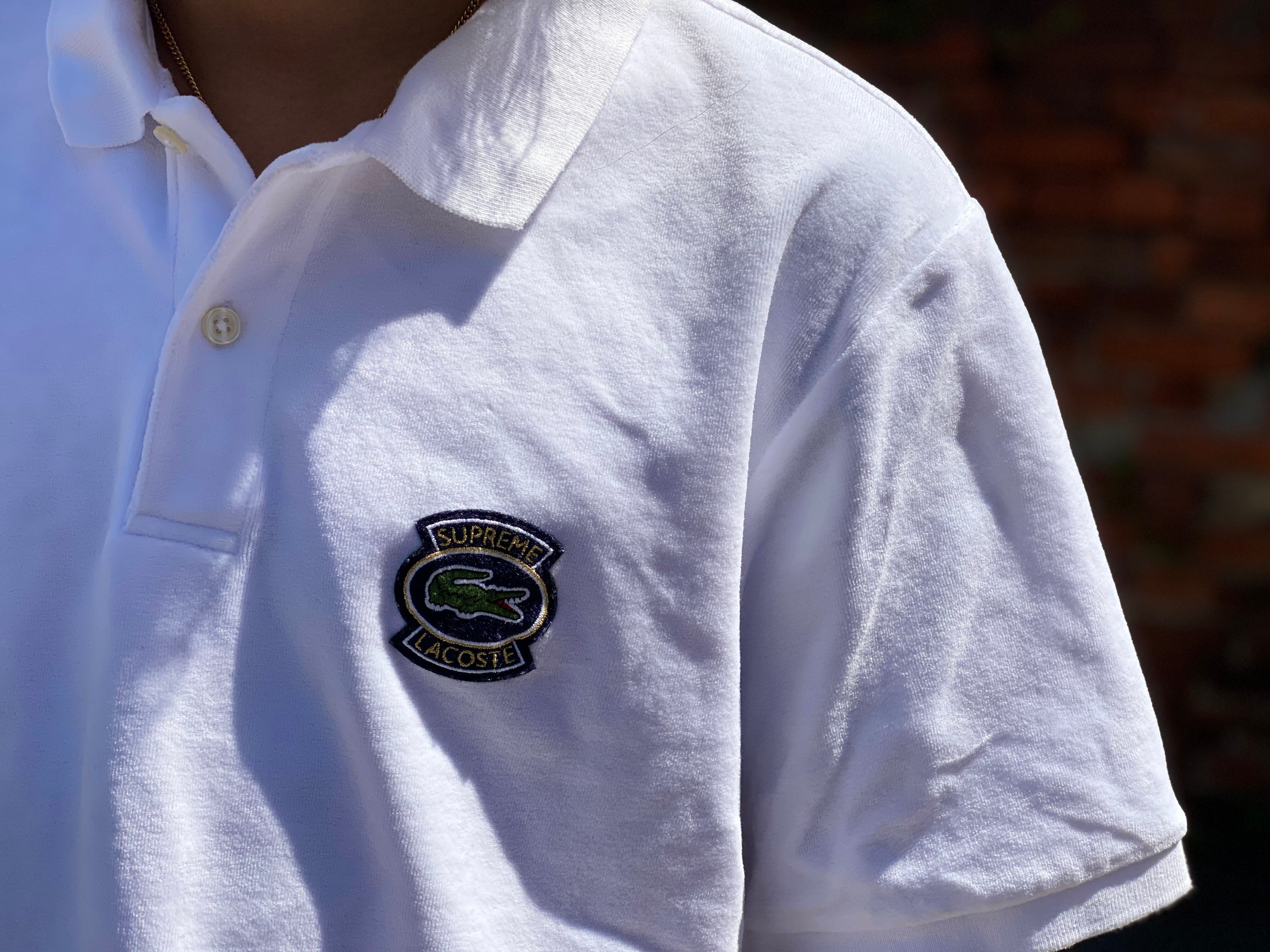 LACOSTE LIVE POLO WHITE LARGE | BRAND BUYERS