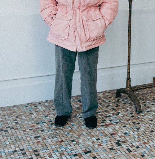 INNAT " MILLED TROUSER ( Sumikuro (備長炭) )"