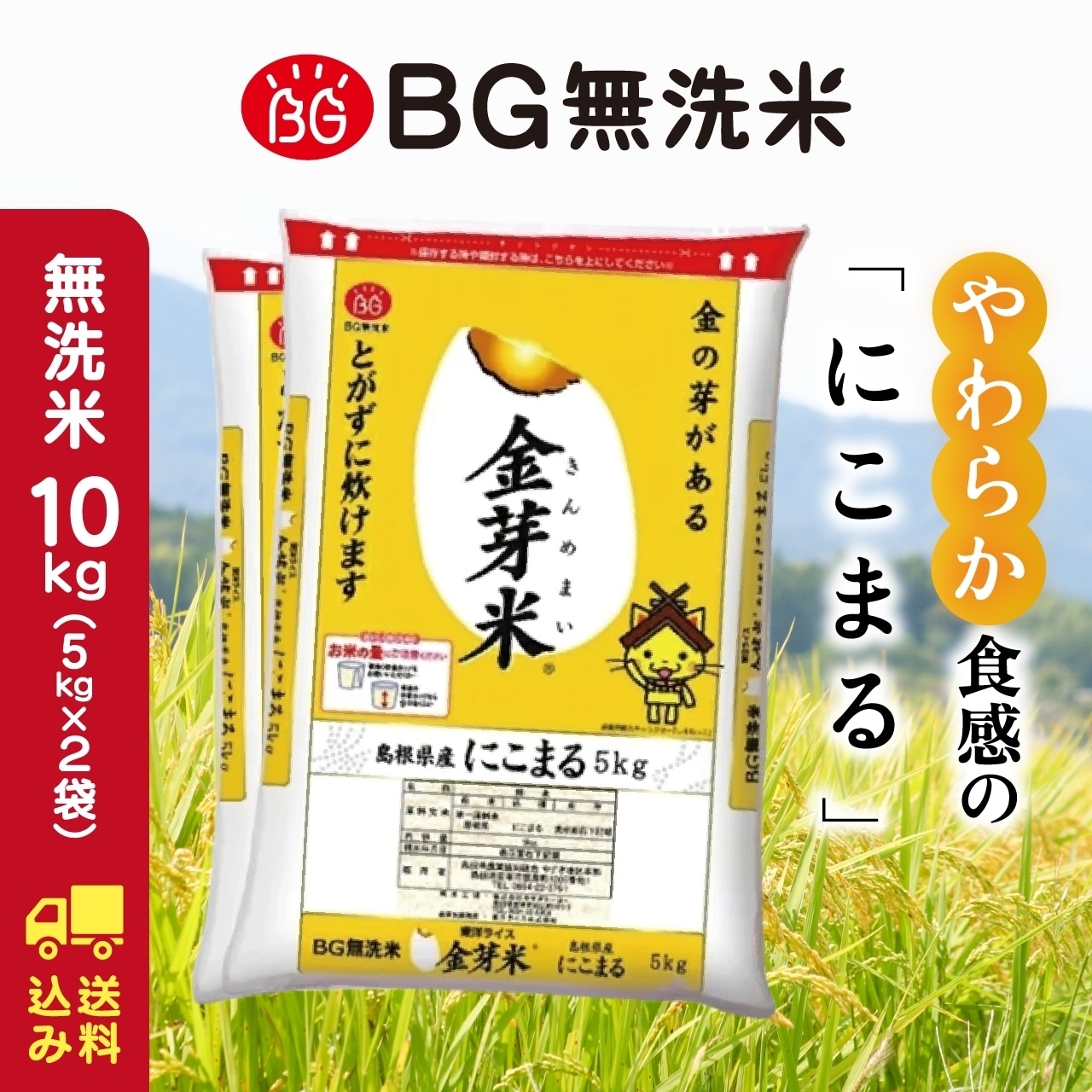 島根県産金芽米にこまる 10キロ 送料込み