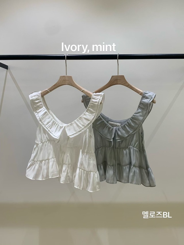 (予約) vegetable / Melrose blouse 2color