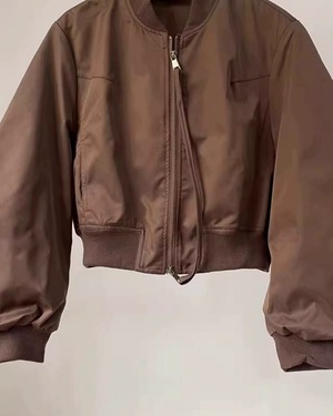 クロップドフライトジャケット 3color  A0590