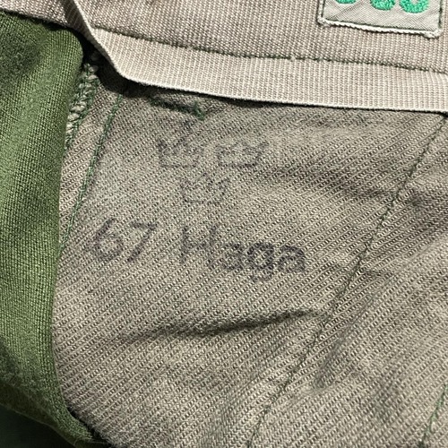 60s スウェーデン軍 実物 M-59 フィールドパンツ C50 w29 詳細写真12