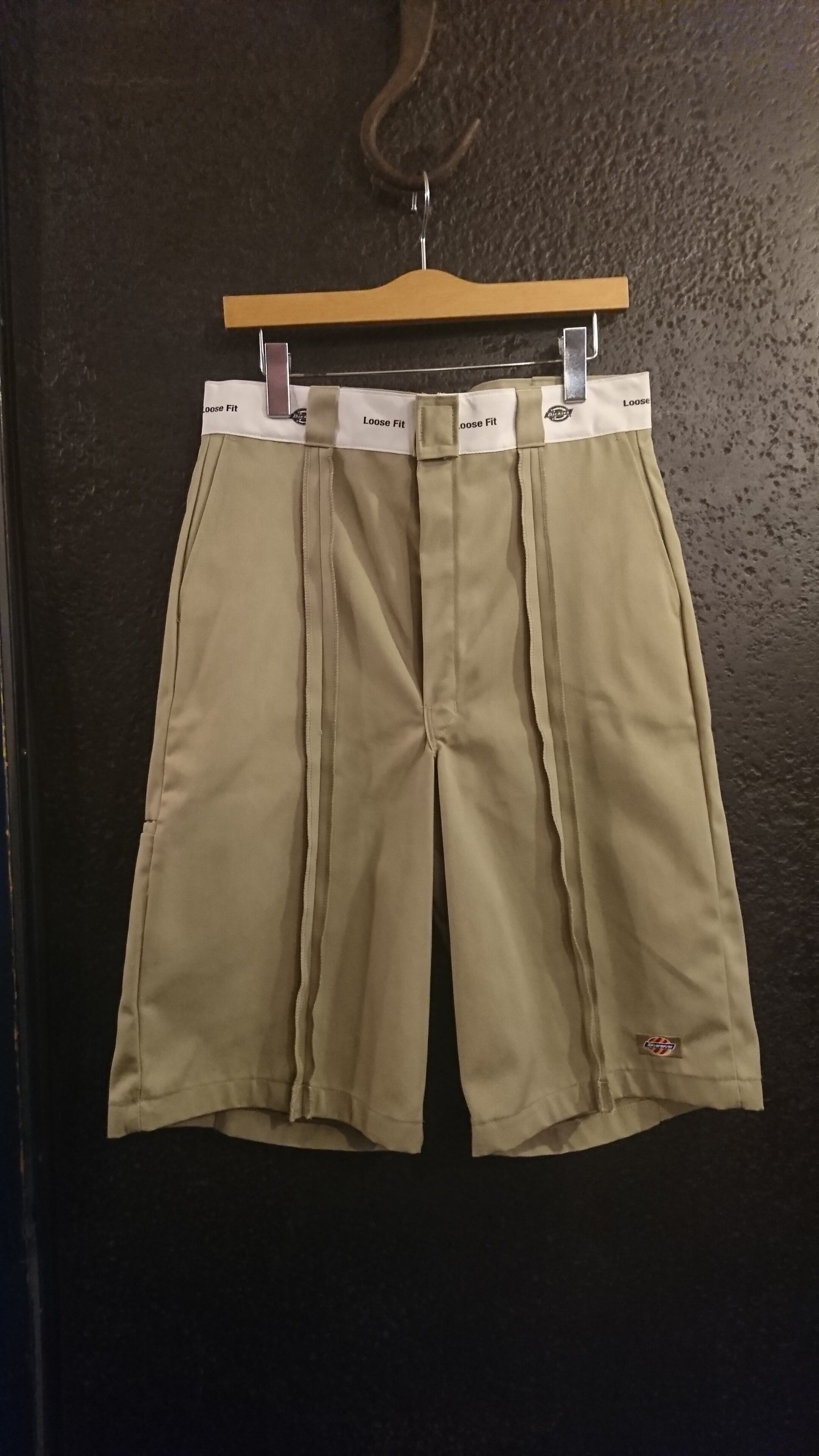 BOWWOW "INSIDE OUT WORK SHORTS" Khaki Color