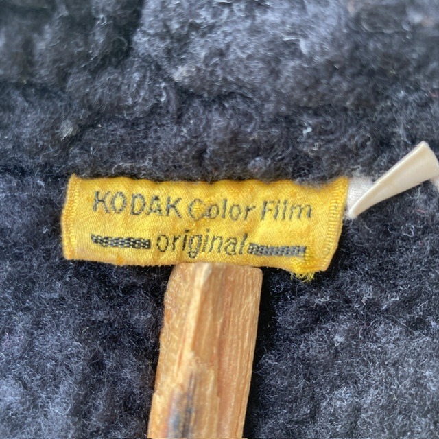 Kodak ボアブルゾン 80s イエロー 企業物 日本製 ヴィンテージ古着 画像8