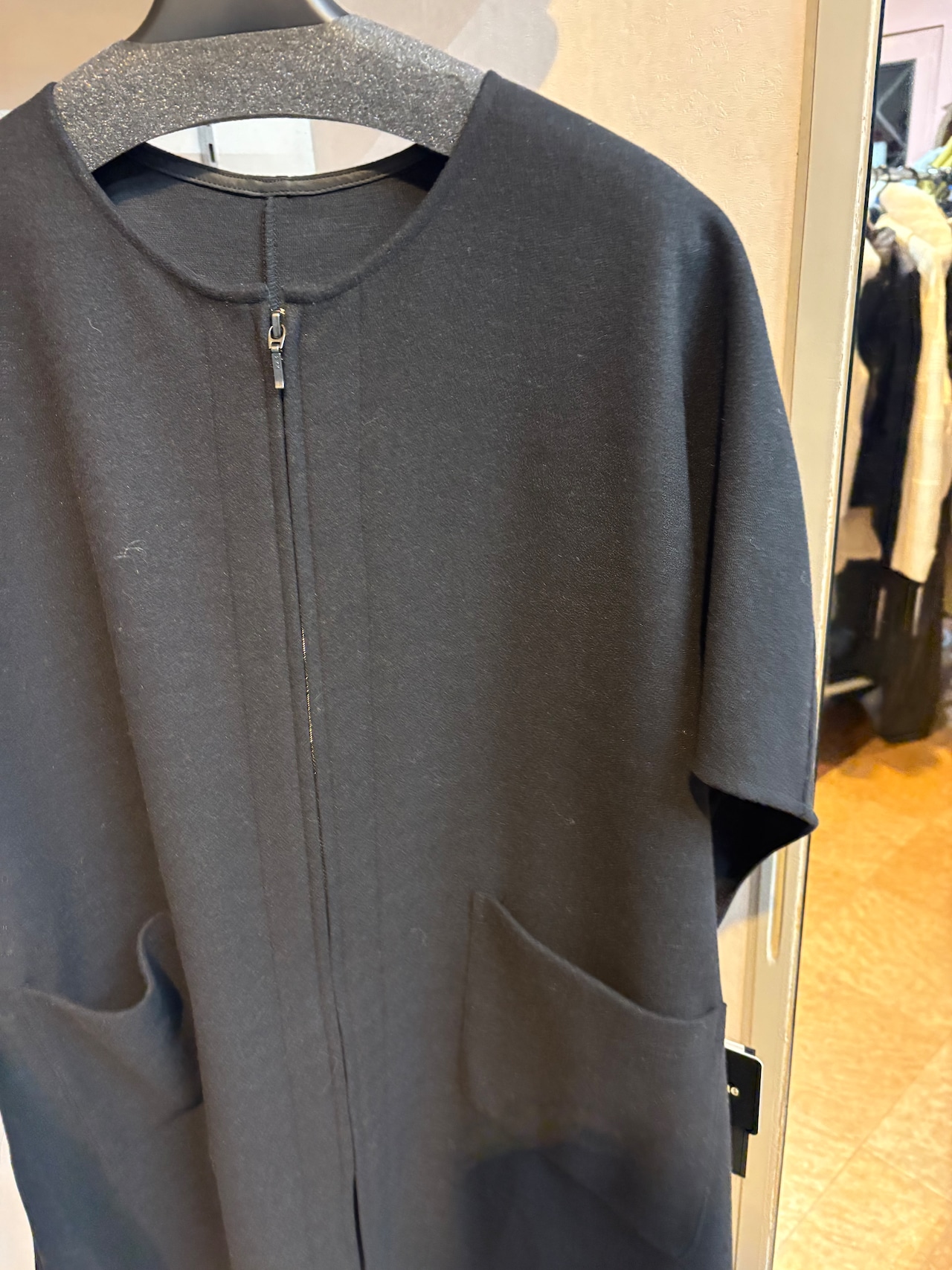 maxblue ウールライクポンチョ　514007-12