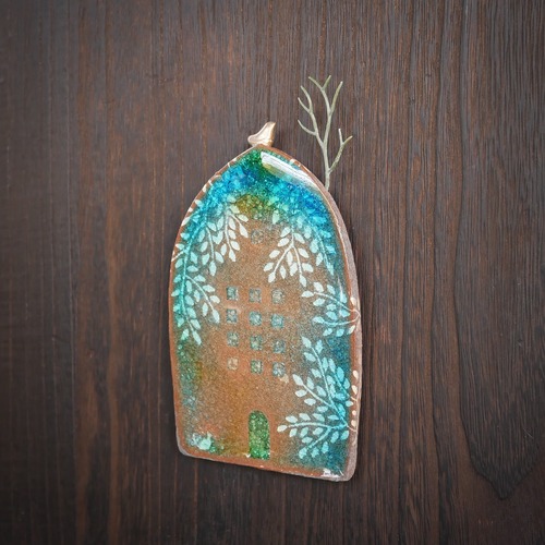小鳥とおうち 壁掛け no.45 transparent wall
