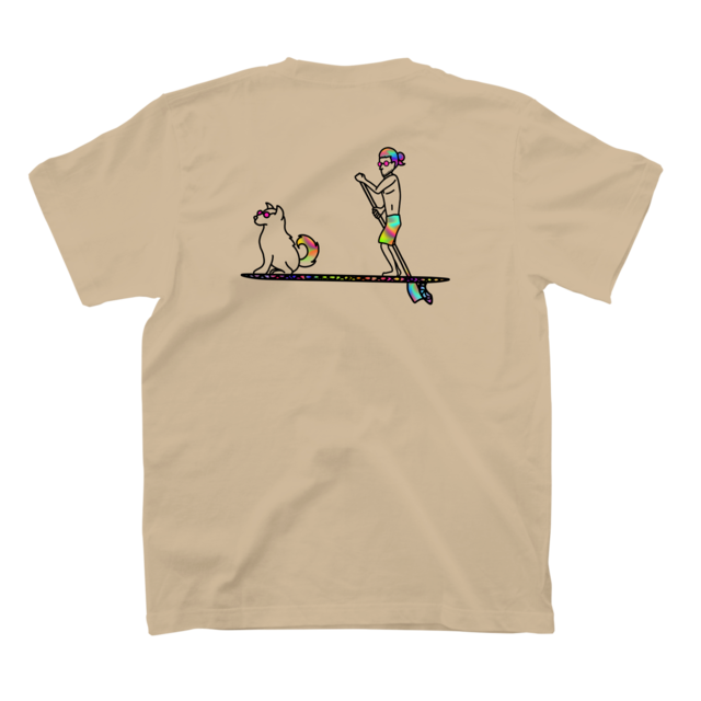 犬とパドル Tシャツ [６色]