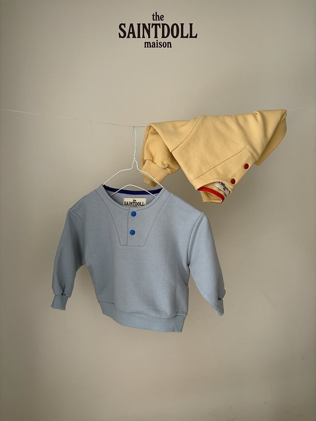 【取寄】saint doll｜half open sweatshirt｜ハーフオープンスウェット｜S-JL｜kids&jr｜26 autumn