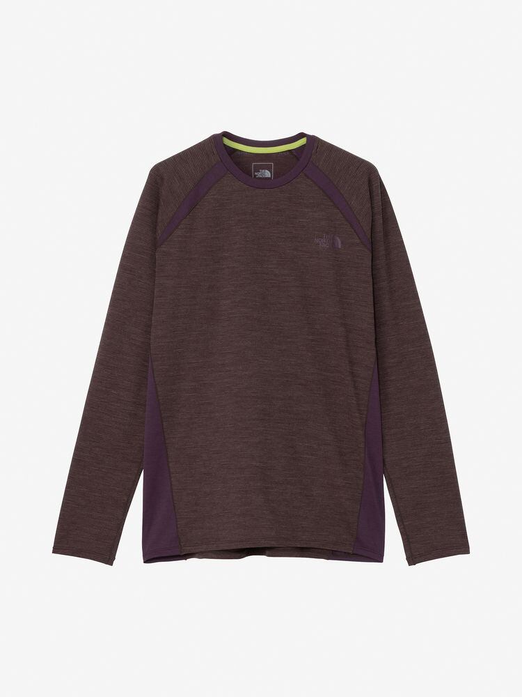 THE NORTH FACE ザ・ノースフェイス / ロングスリーブドライウールシーニストクルー(ユニセックス)#ディープバーガンディ・DD