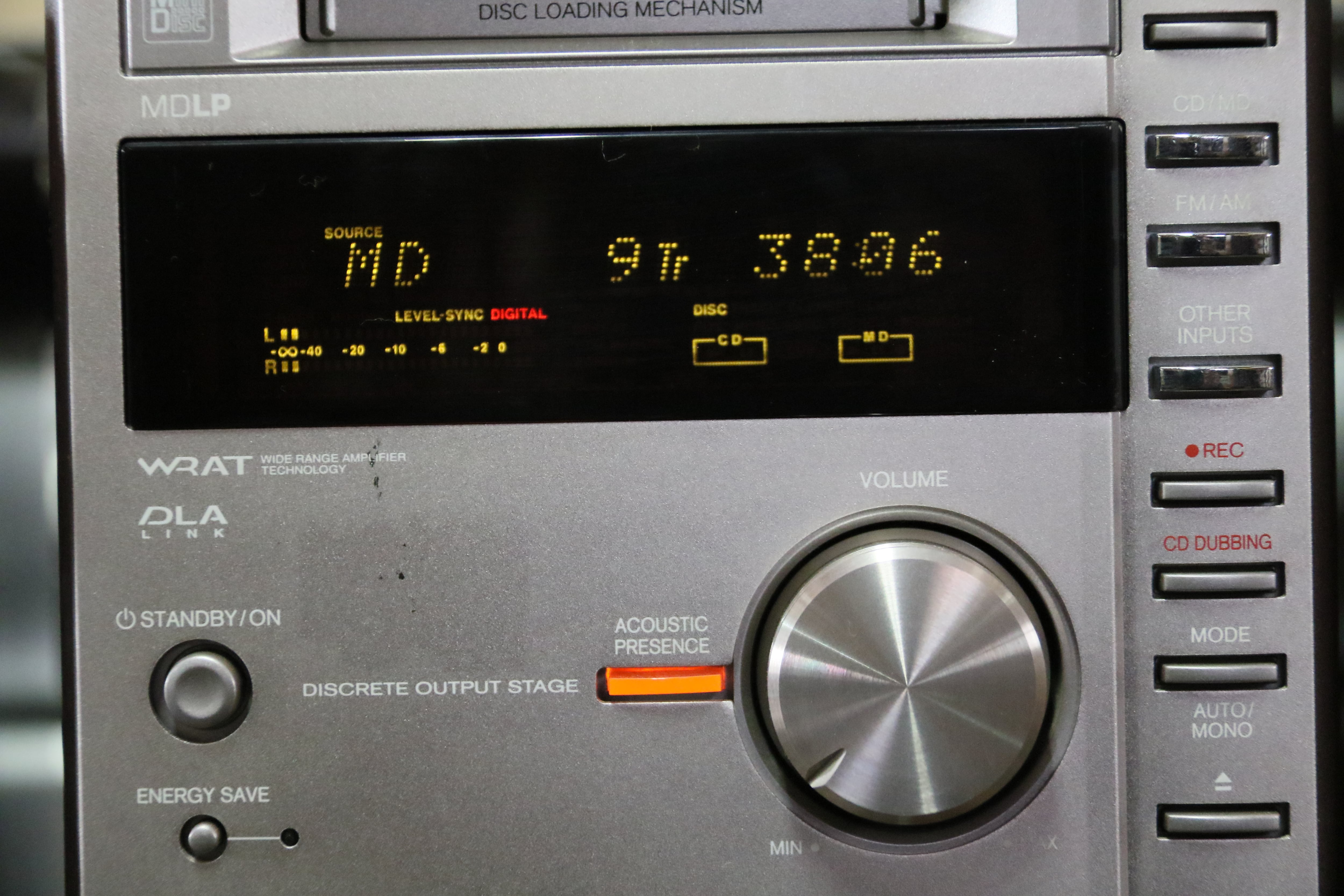 小ぶりな名機】ONKYO FR-155AX ＆ D-02AX CD/MDﾁｭｰﾅ/ｱﾝﾌﾟ/ｽﾋﾟｰｶ (管