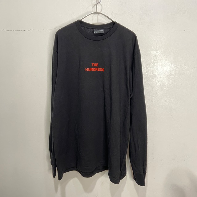 THEHUNDREDS ハンドレッツ 両面プリントロンT バックプリント 黒 L