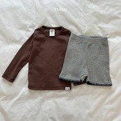 【取寄】Neu ワッフルメロウショートパンツ｜秋服｜韓国子供服 ｜26/AT