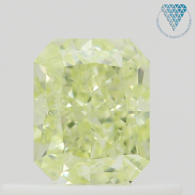 0.51 ct FANCY LIGHT GREENISH YELLOW VS1 RADIANT GIA 天然  ダイヤモンド ルース