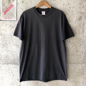 GG495 90s Tシャツ 無地 黒 ブランク サンフェード USA製