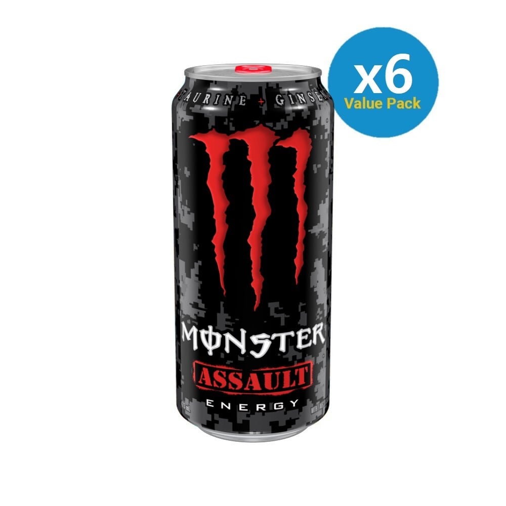 モンスターエナジー ASSAULT 16fl.oz.(473ml)*6本セット | Air Style powered by BASE