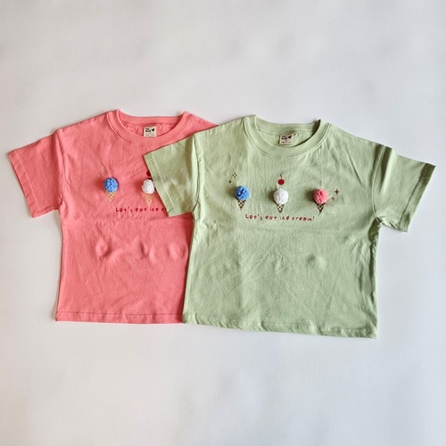 [予約][送料無料]≪1st blue≫Ice Cream Short-Sleeve T-shirt 7