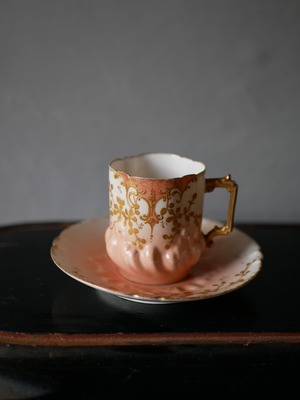 Limoges  リモージュ　カップ＆ソーサー　フランスアンティーク　ブロカント