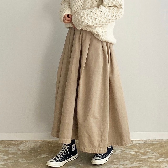 【HARVESTY】 CHINO CARMEN CULOTTES ハーベスティ チノカルメンキュロット A21802