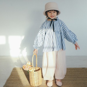 （即納）amis.select / ribbon stripe shirt