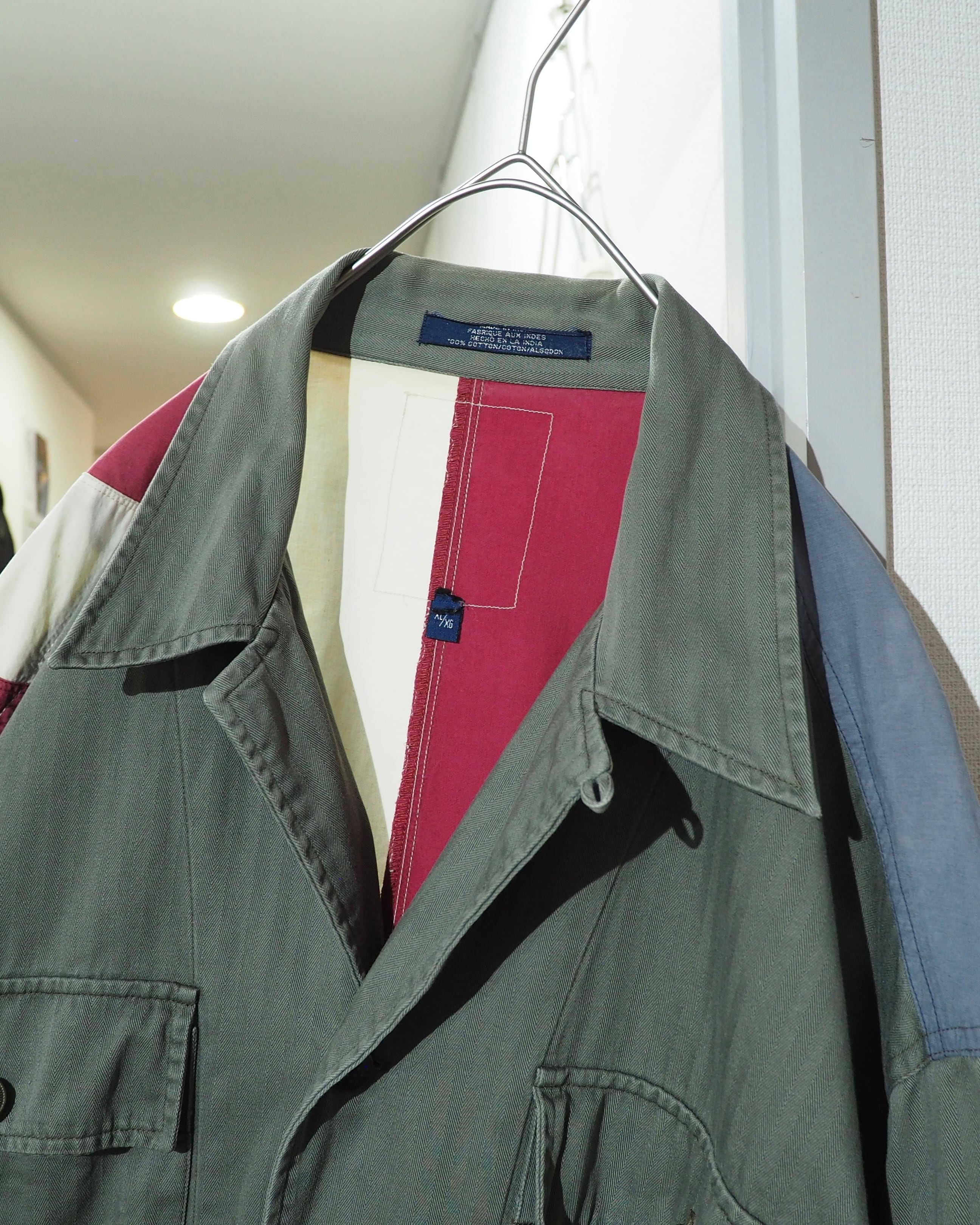 1990s ” 星条旗 ” Stars and Stripes Custom Vintage Loose Military Shirt Jacket