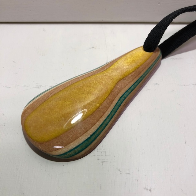 携帯用靴べら Pink スケートボードデッキ 3inguitar 携帯用靴べら Pink スケートボードデッキ 3inguitar