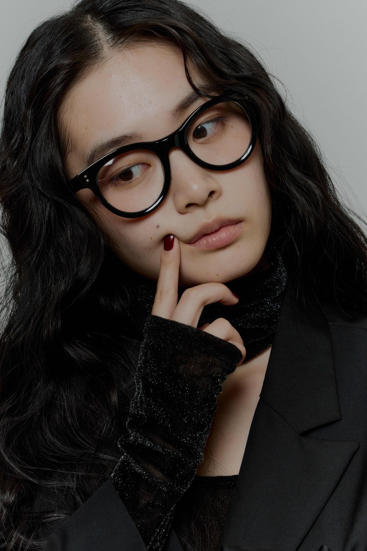 Fleur | black×clear