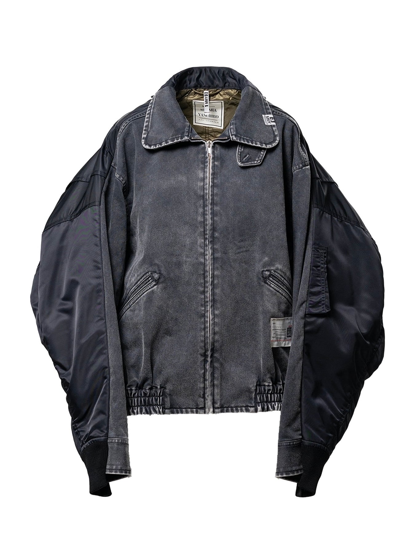 ミハラヤスヒロFront Back Combined Zip-up Jacket 26SS】Maison MIHARA YASUHIRO ミハラヤスヒロ / Front Back Combined