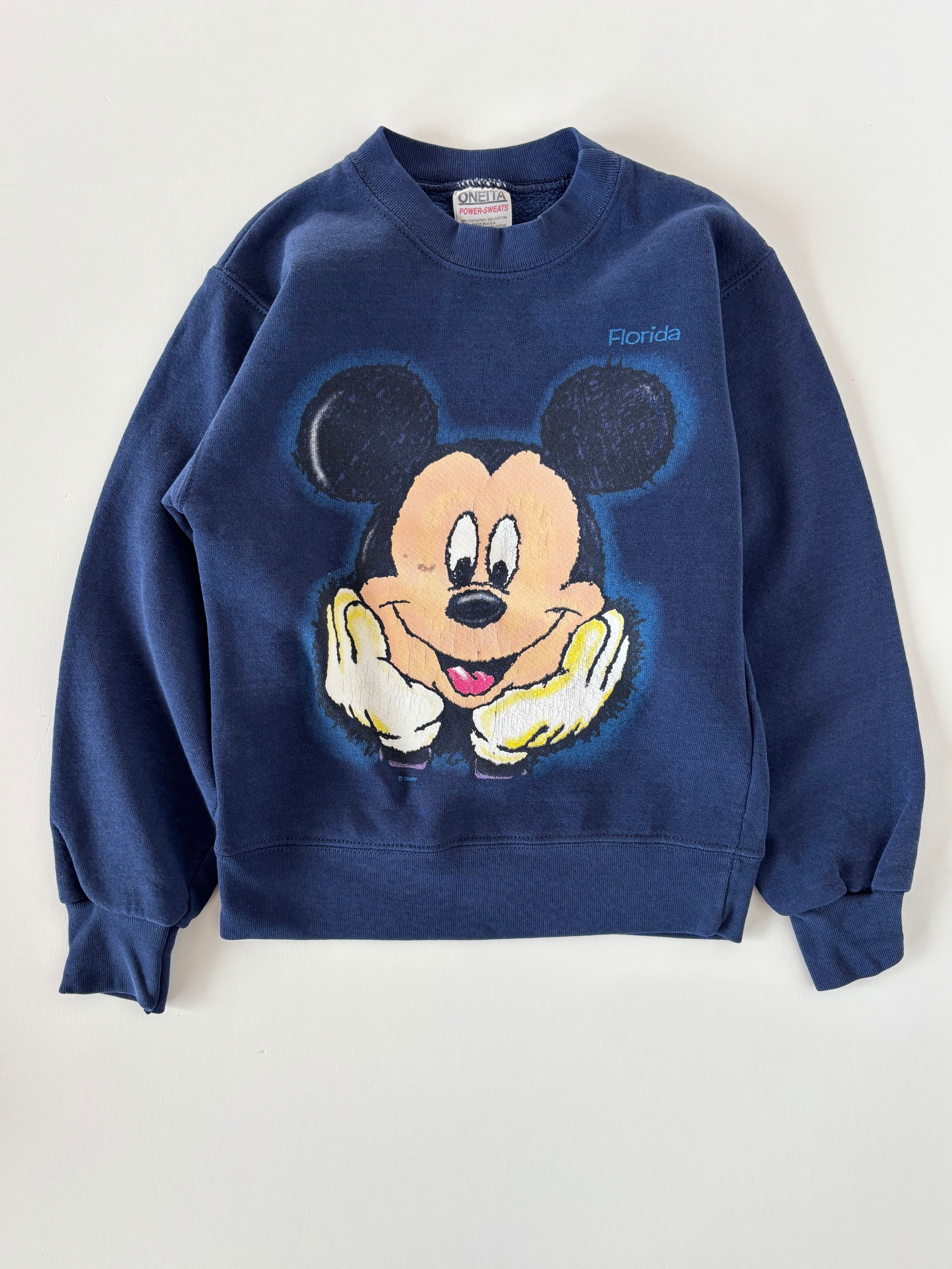 【6-8T相当・vintage】USA製 Disneyスウェット