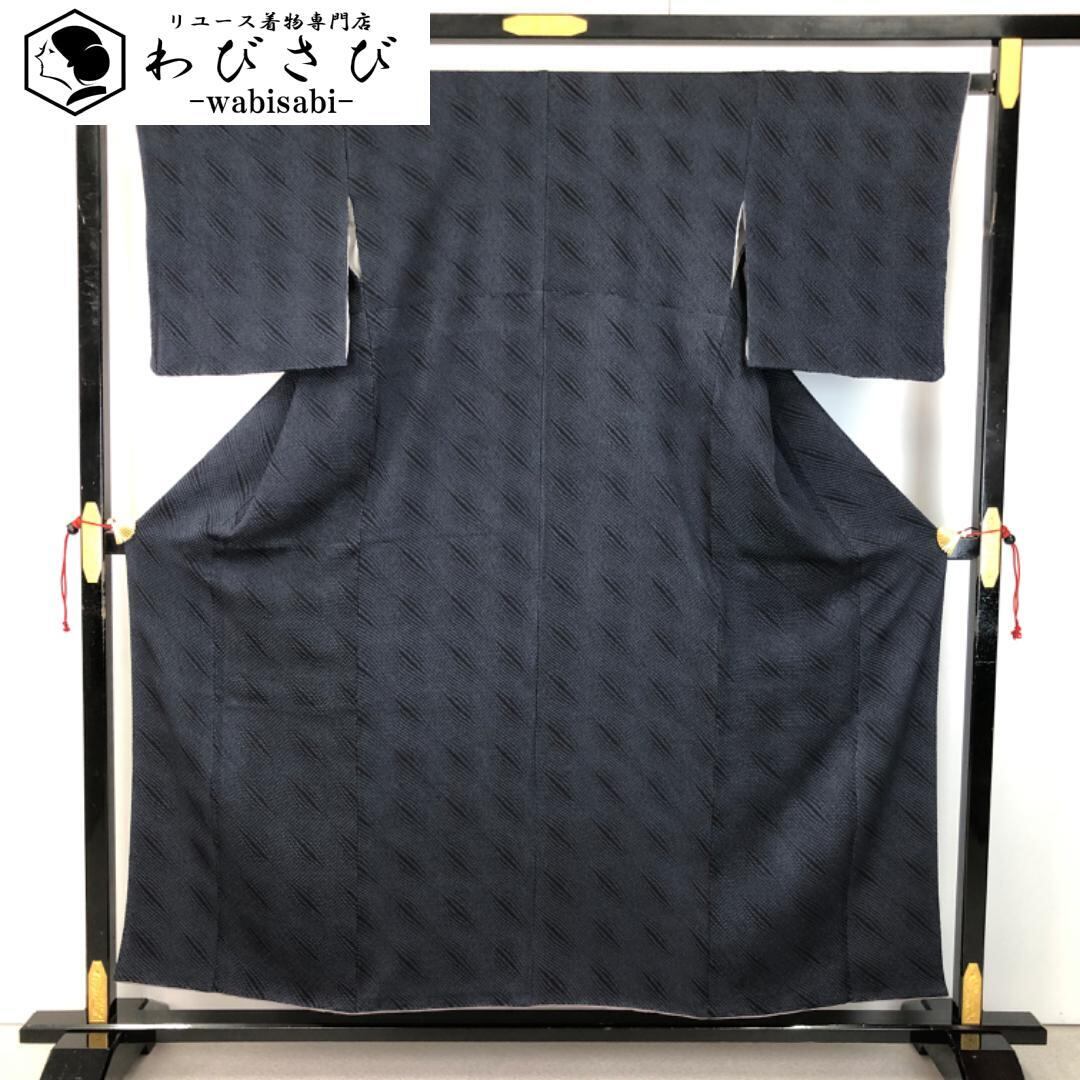 未着用に近い！湊鼠色＊霞模様＊わびさび＊お茶席＊訪問着＊１６１ｃｍ＊裄６８ ブラックフライデーセール】 【二代 由水十久】 傑作本加賀友禅訪問着