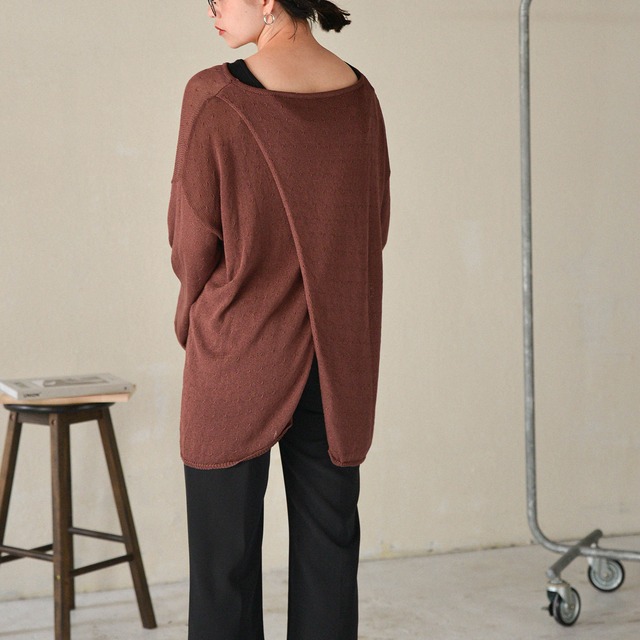 back design dot knit 10012