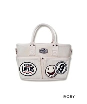 【直営限定ITEM】-TYPE D- パッチコンパクト3wayバッグ (IVORY)　CQ-49501H