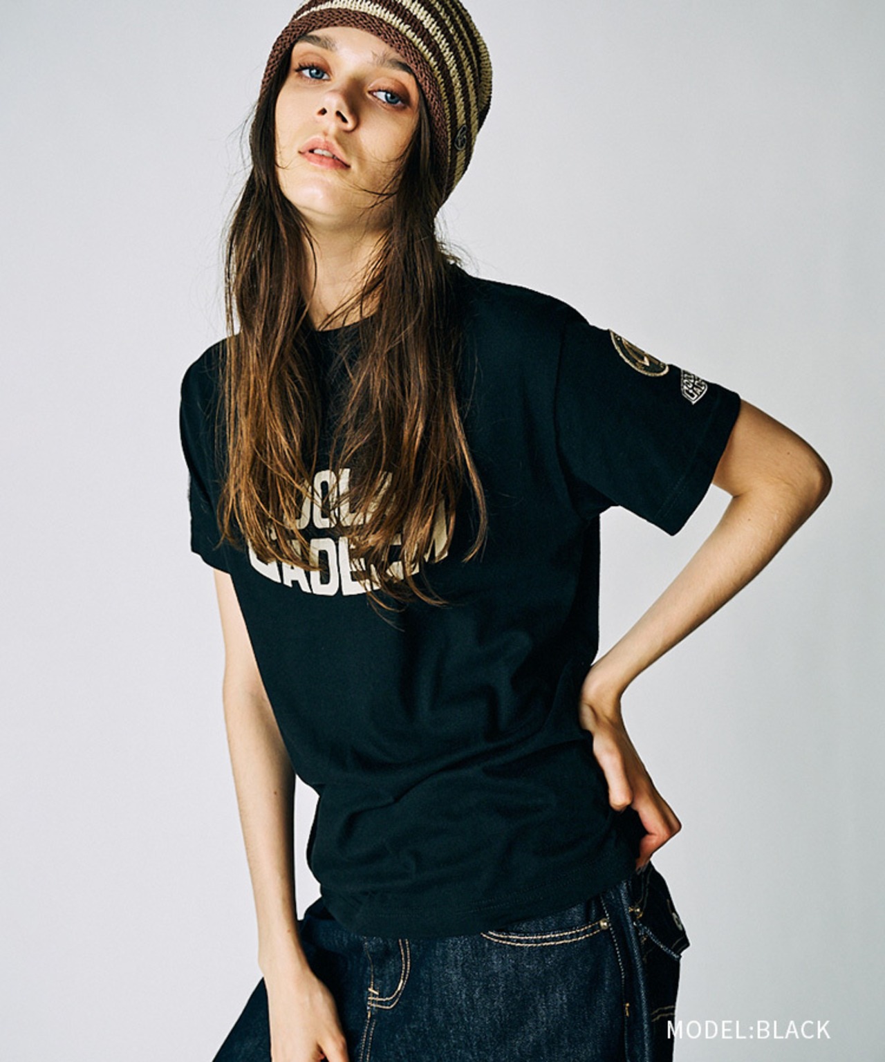 【先行販売】CL TMプリントベーシックTシャツ (L/GRAY)　CQ-49001